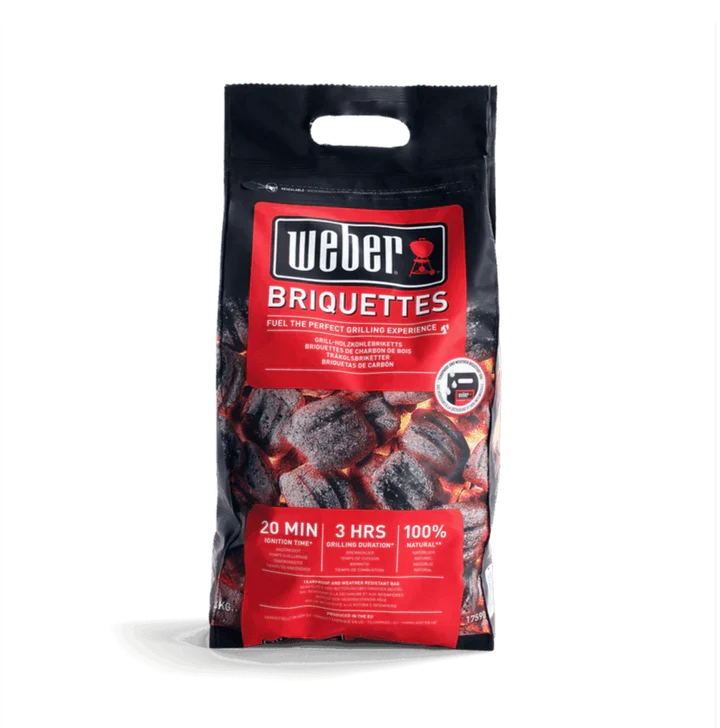 Kit Copo Acendedor Rapidfire WEBER + Briquetes 8kg Weber