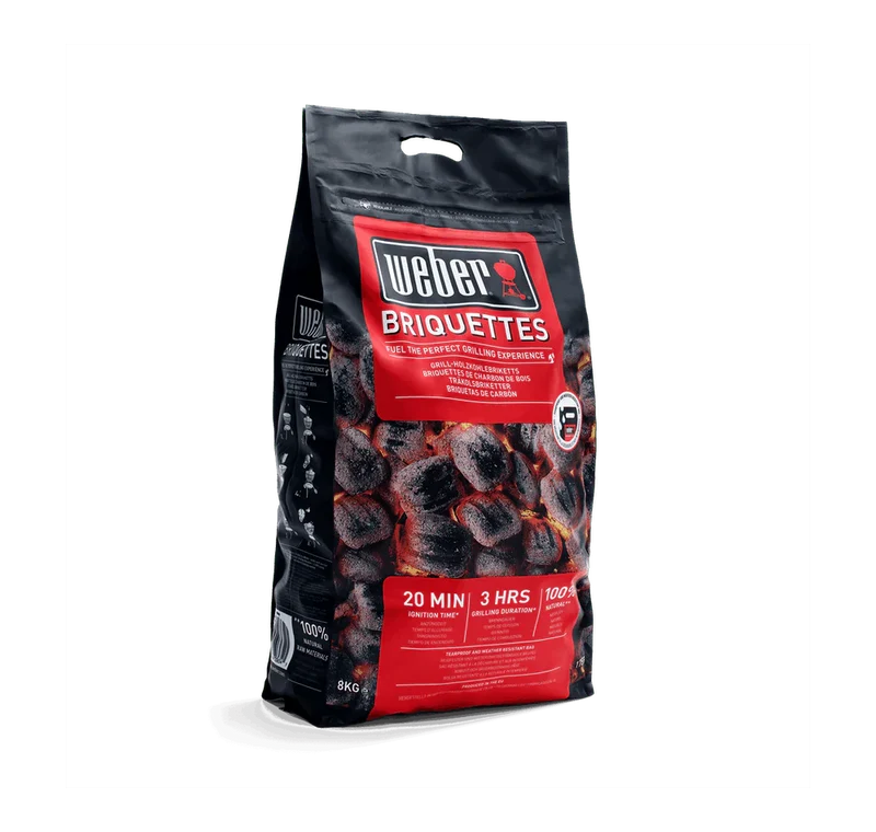 Kit Copo Acendedor Rapidfire WEBER + Briquetes 8kg Weber