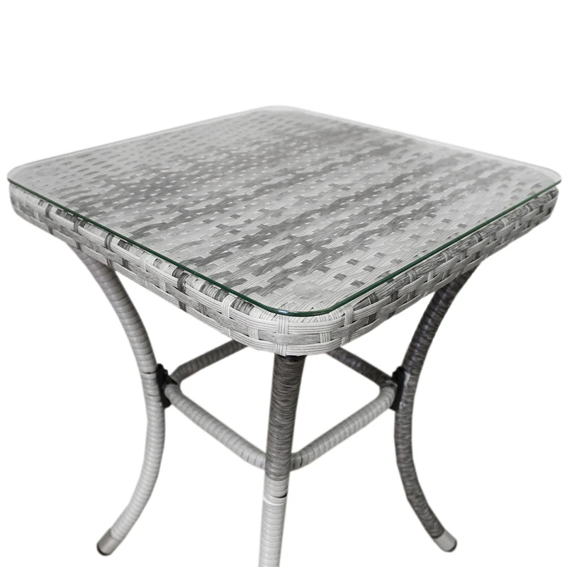 Ensemble Bistro en Polyrotin Jardí Gris