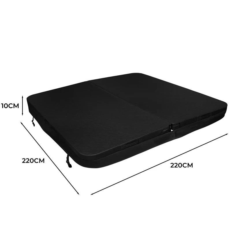 Housse de Spa Jardi - Noir - 220 cm x 220 cm