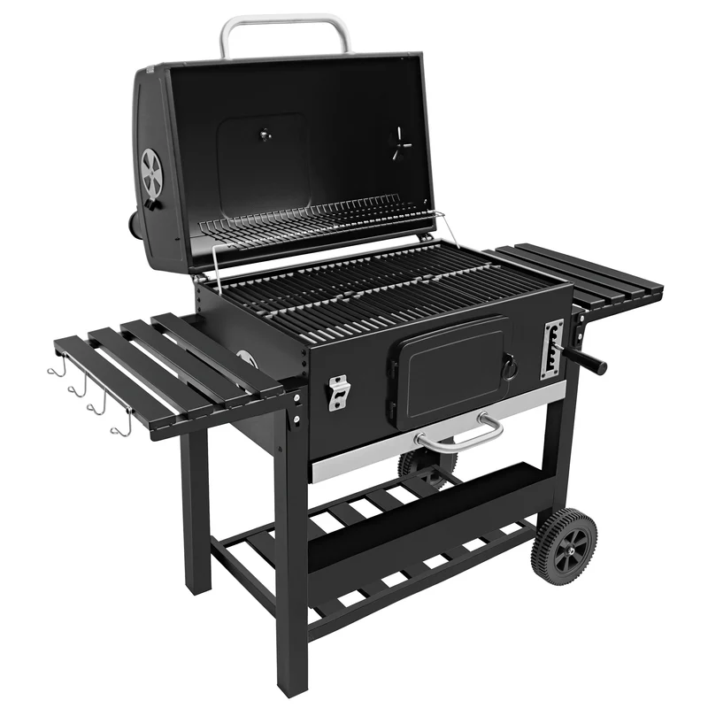 Barbecue au Charbon Fumoir XXL