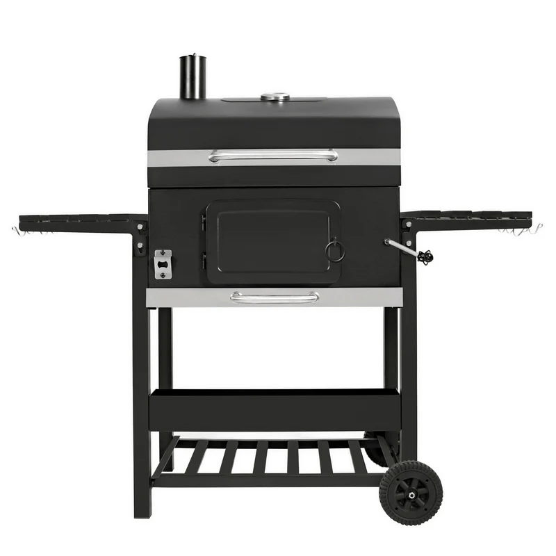 Barbecue au Charbon Fumoir XL avec Bois de Fumage