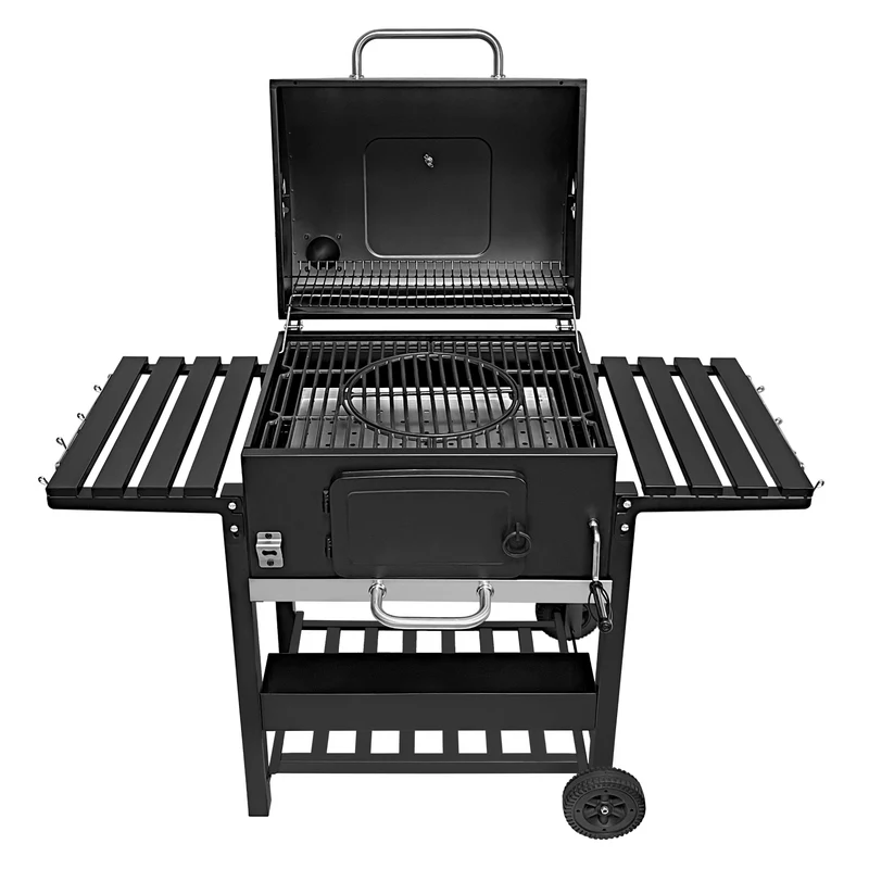 Barbecue au Charbon Fumoir XL avec Bois de Fumage