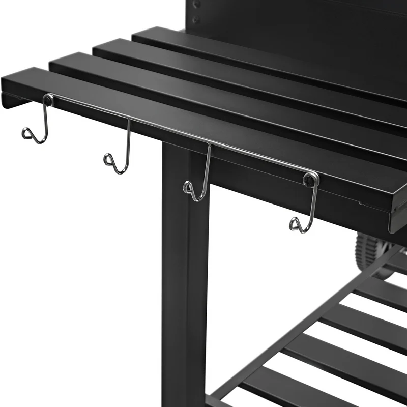Barbecue au Charbon Fumoir XL avec Bois de Fumage