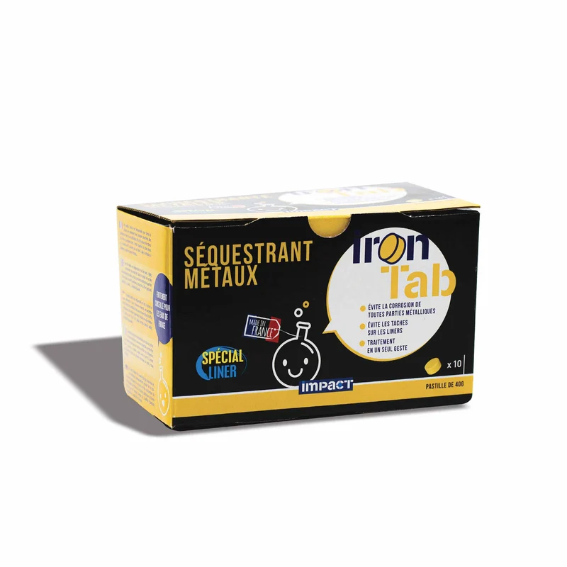 Iron Tab - Séquestrant métaux - Boîte de 10 pastilles de 40 g