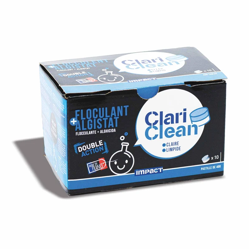 Clari-Clean - Floculant - Boîte de 10 pastilles de 40 g