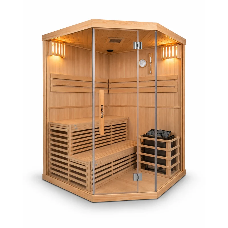 Sauna Finlandesa para casa Esquina 4-5 personas