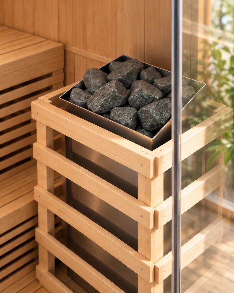 Sauna Finlandesa para casa Esquina 4-5 personas