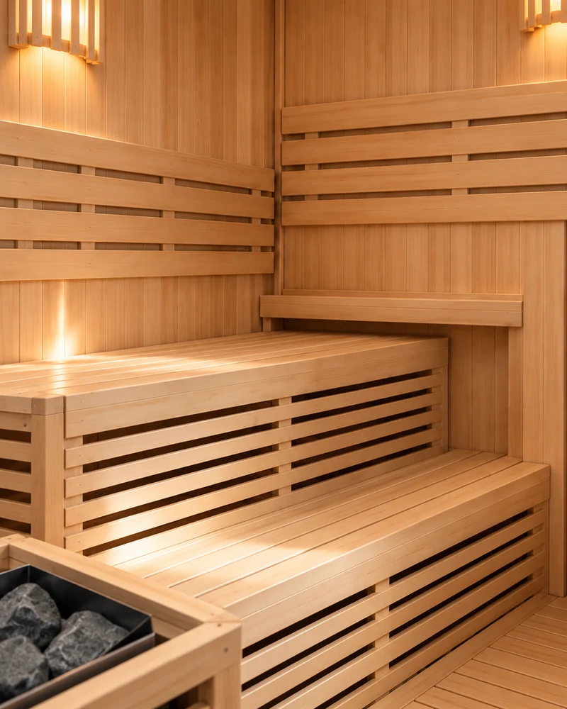 Sauna Finlandesa para casa Esquina 4-5 personas