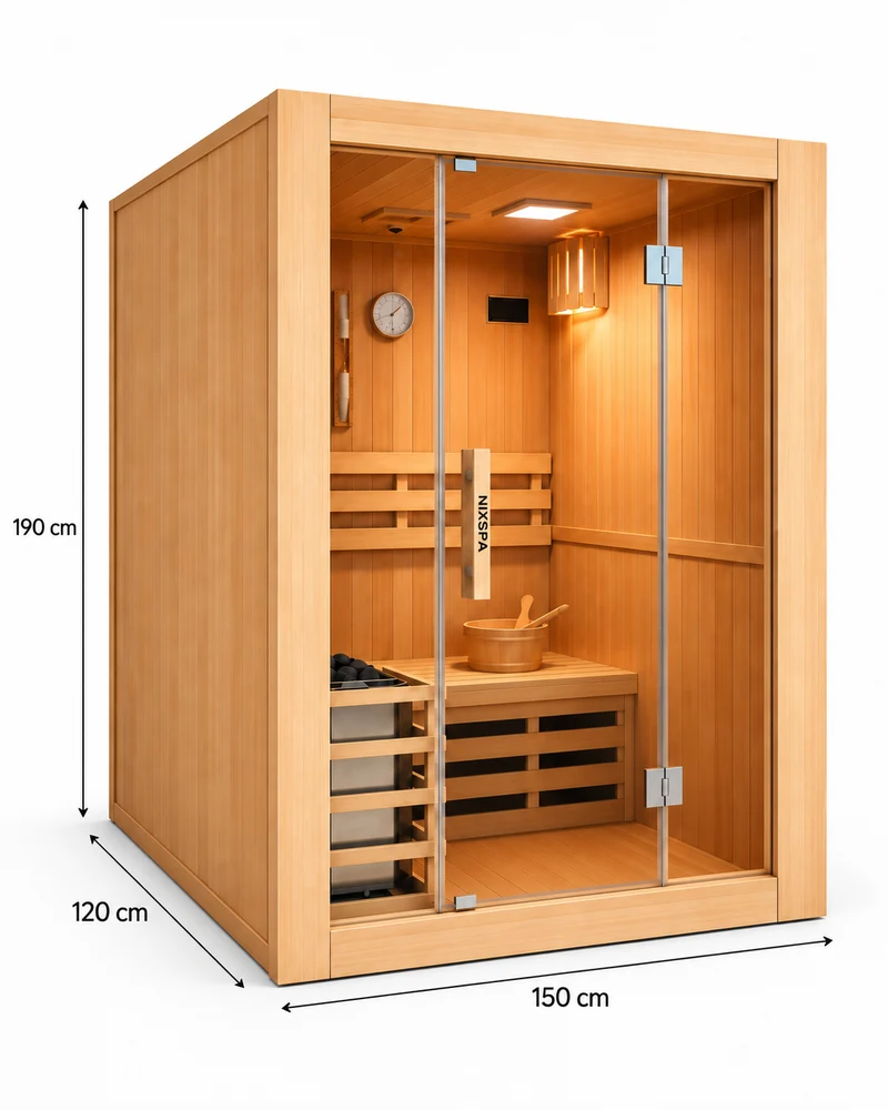 Sauna Finlandesa para casa 3 Personas
