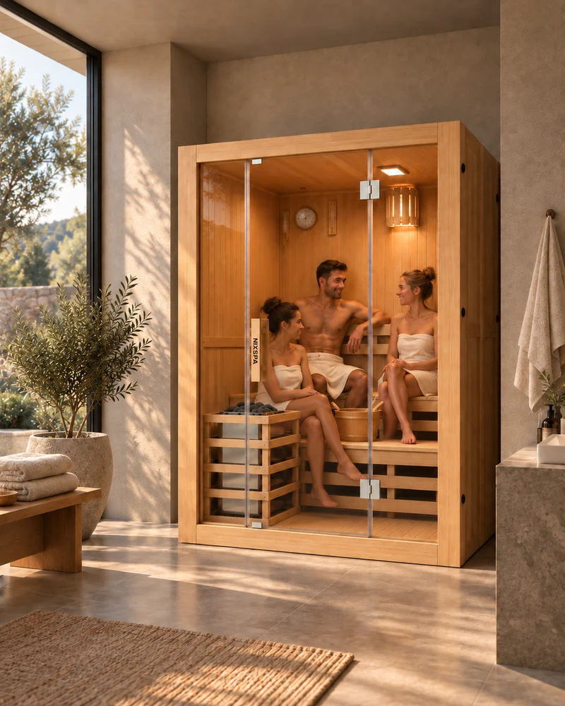 Sauna Finlandesa para casa 3 Personas
