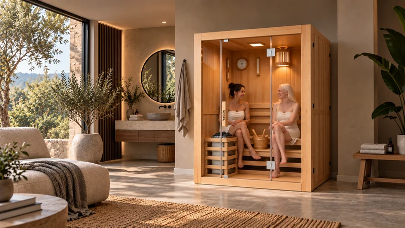 Sauna Finlandesa para casa 3 Personas