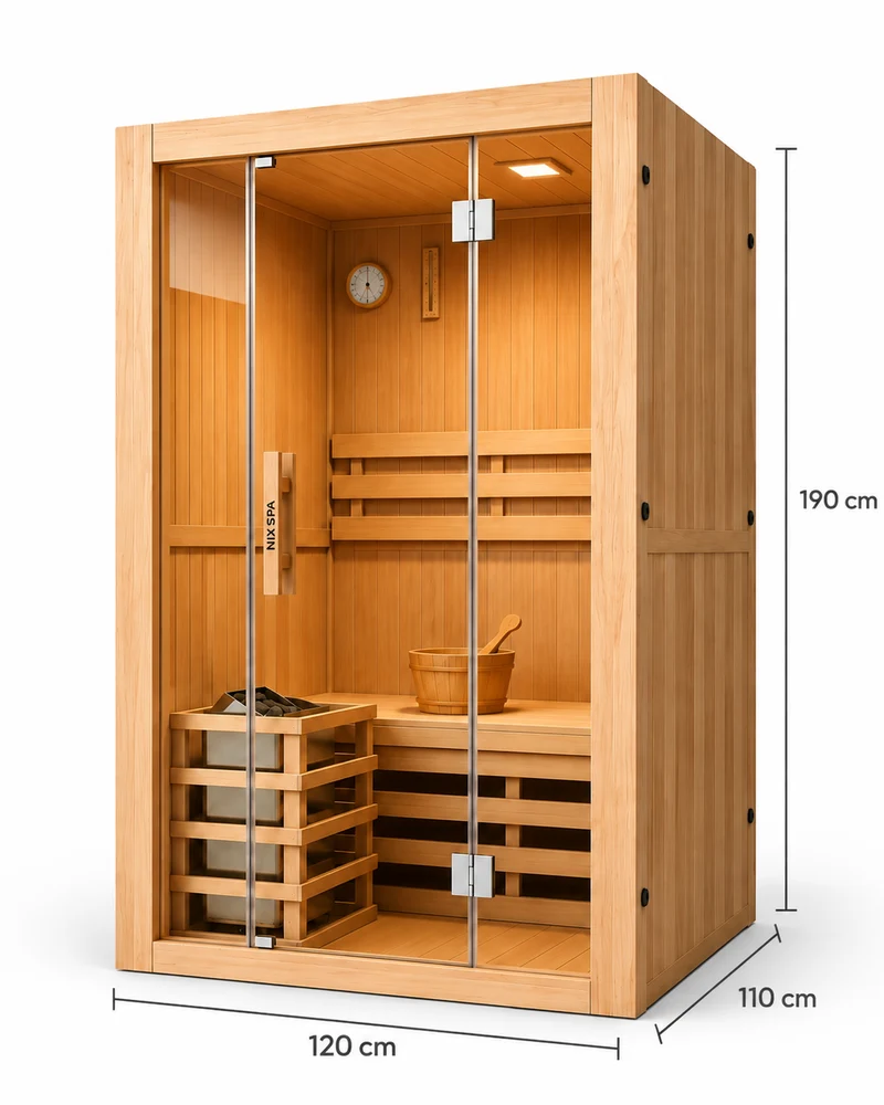 Sauna Finlandesa para casa 2 Personas
