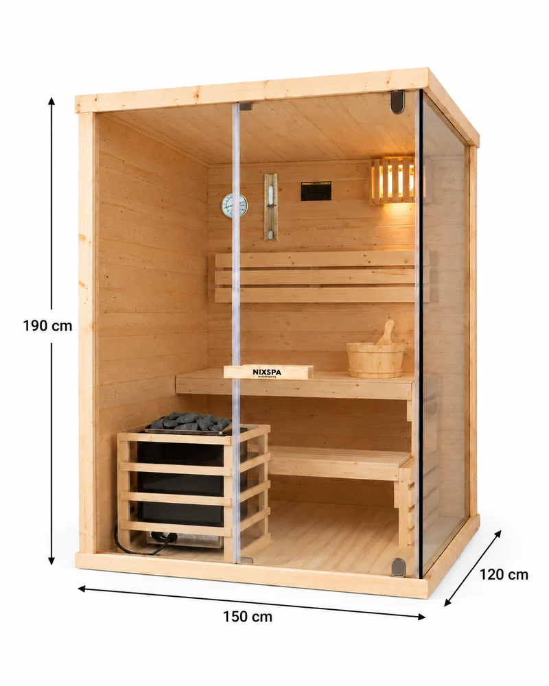 Sauna Finlandesa para Casa 2-3 Personas