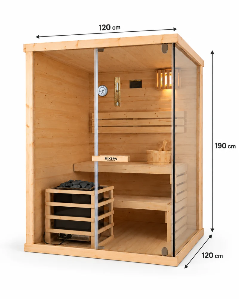 Sauna Finlandesa para Casa 2 Personas