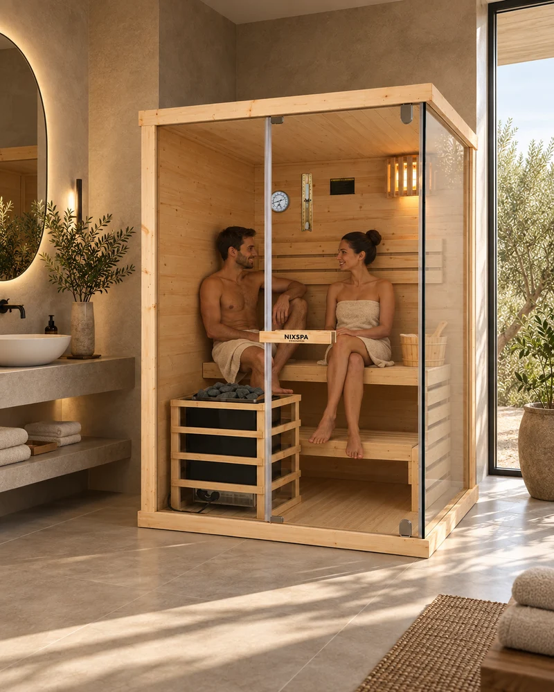 Sauna Finlandesa para Casa 2 Personas