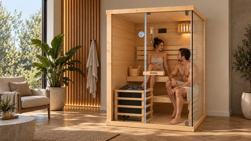 Sauna Finlandesa para Casa 2 Personas