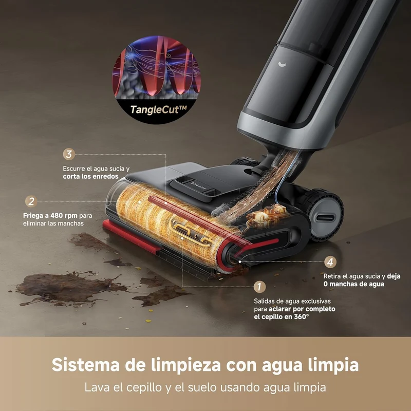 Dreame – H15 Pro Heat aspirador en seco y húmedo