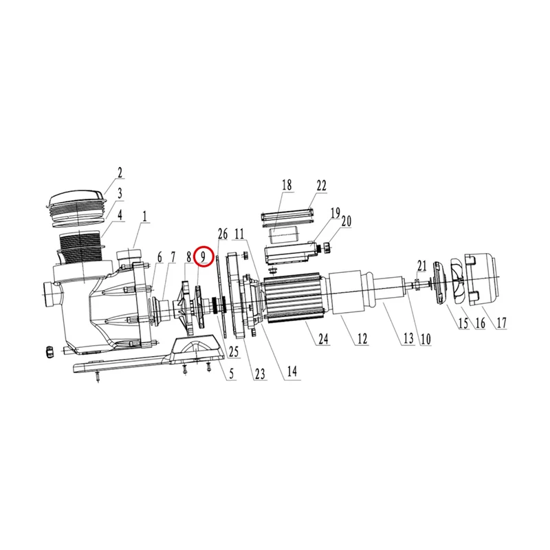 Turbina para bomba Productos QP Bricobombazo 1 CV – BB750009