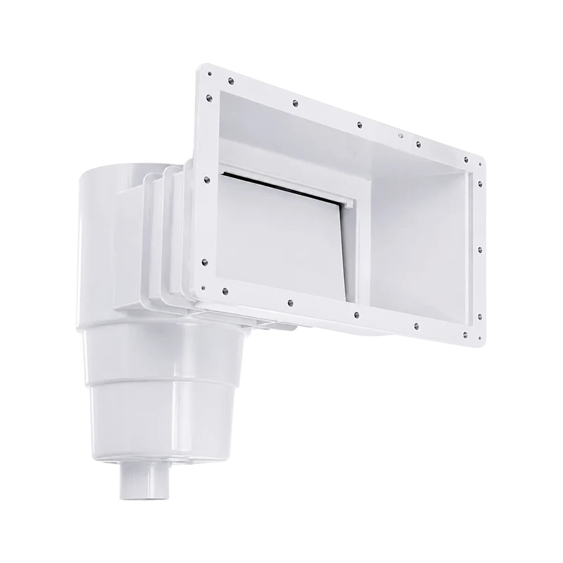 Skimmer QP para piscina de liner y poliéster boca larga 360 mm con tapa cuadrada Ref. 500181C