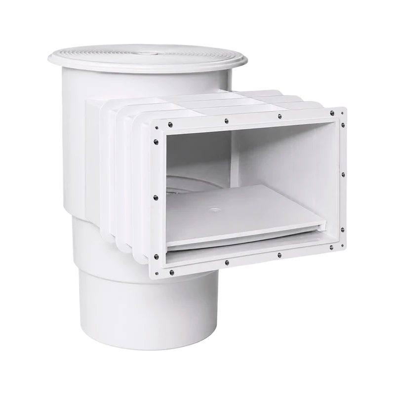 Skimmer QP para piscina de liner y poliéster boca 200 mm con tapa redonda Ref. 500186
