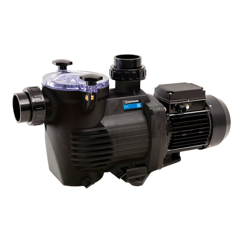 Bomba de piscina E-FLO 1 CV trifásica con prefiltro