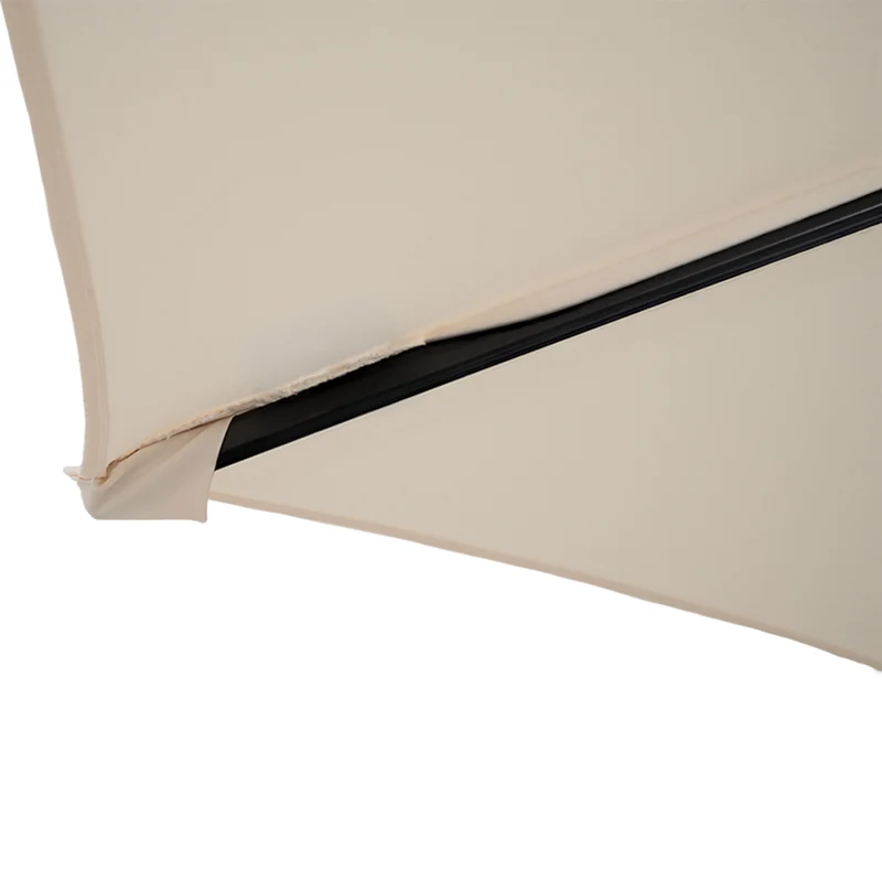 Parasol Banane à Mât Déporté 3 m - Crème