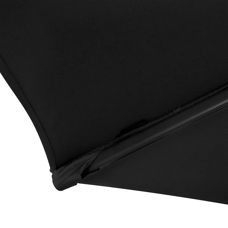 Parasol Banane à Mât Déporté 3 m - Noir