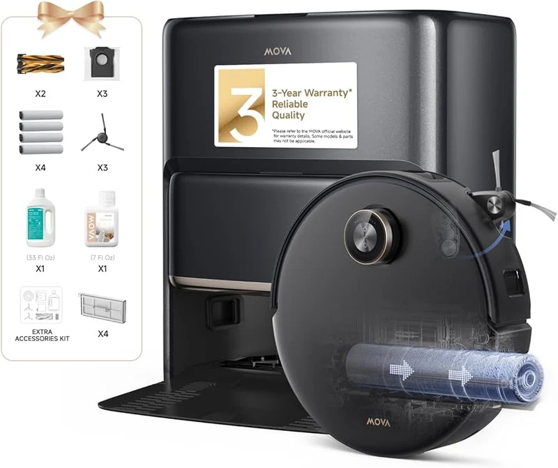 Mova – Z60 Ultra Roller Complete robot aspirador blanco