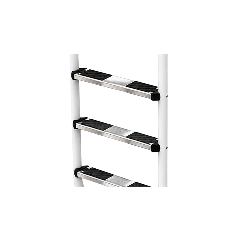 Escalera AstralPool Plascoat 4 Peldaños Blanca para Piscinas Salinas – 76162