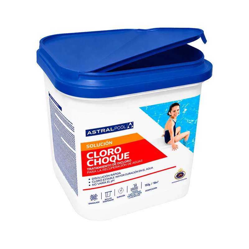 Cloro Choque Granulado AstralPool 5 kg – Dicloro Rápido