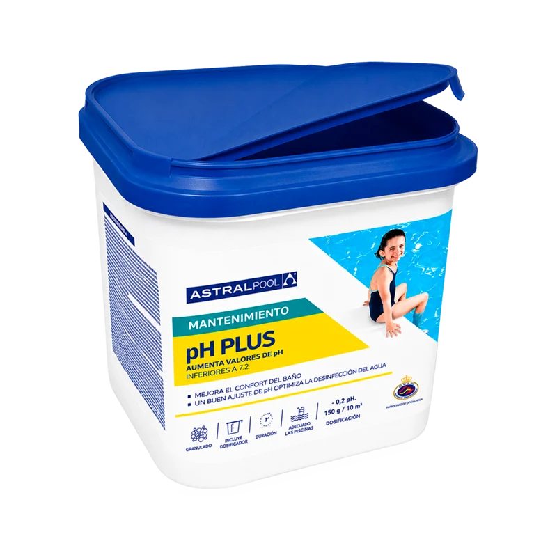 Incrementador de pH AstralPool pH Plus Granulado 5 kg