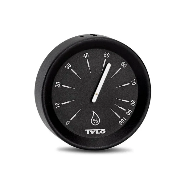 Hygromètre de Sauna Tylö Brilliant – Aluminium Noir Mat