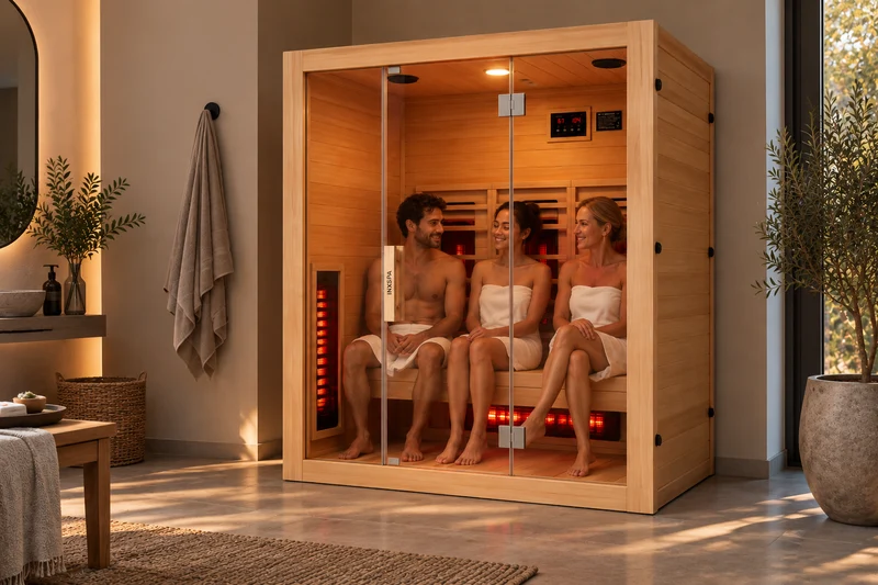 Sauna de infrarrojos para casa 3 personas