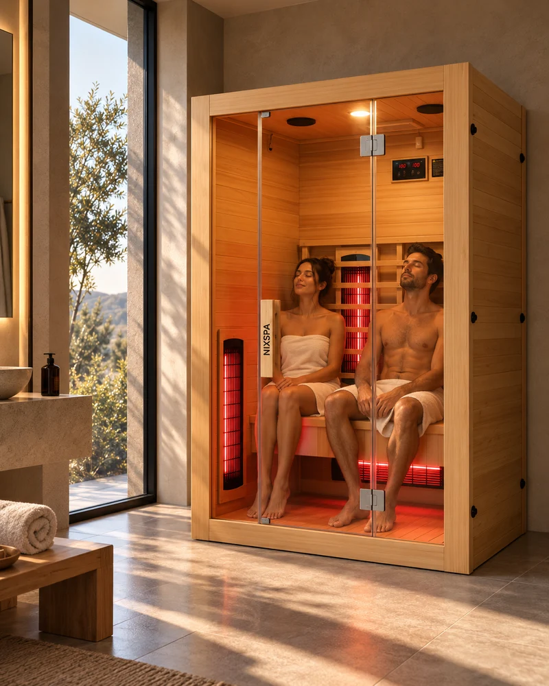 Sauna de infrarrojos para casa 2 personas