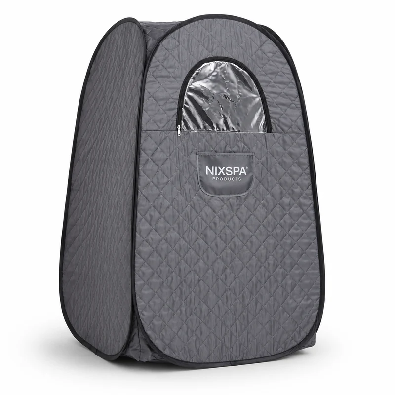 Sauna Finlandesa Portátil de Vapor, Cabina Plegable con Generador Independiente