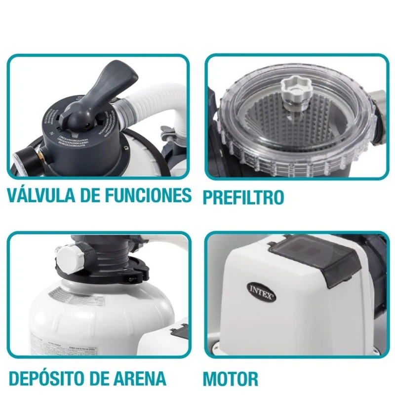 Intex Depuradora Arena SX2800 10.500 L/H para Piscinas