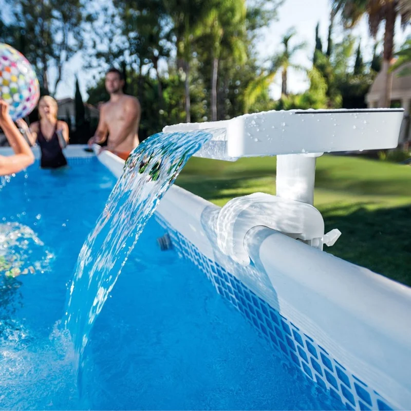 Intex Cascada de Agua con Luces LED Multicolor para Piscinas