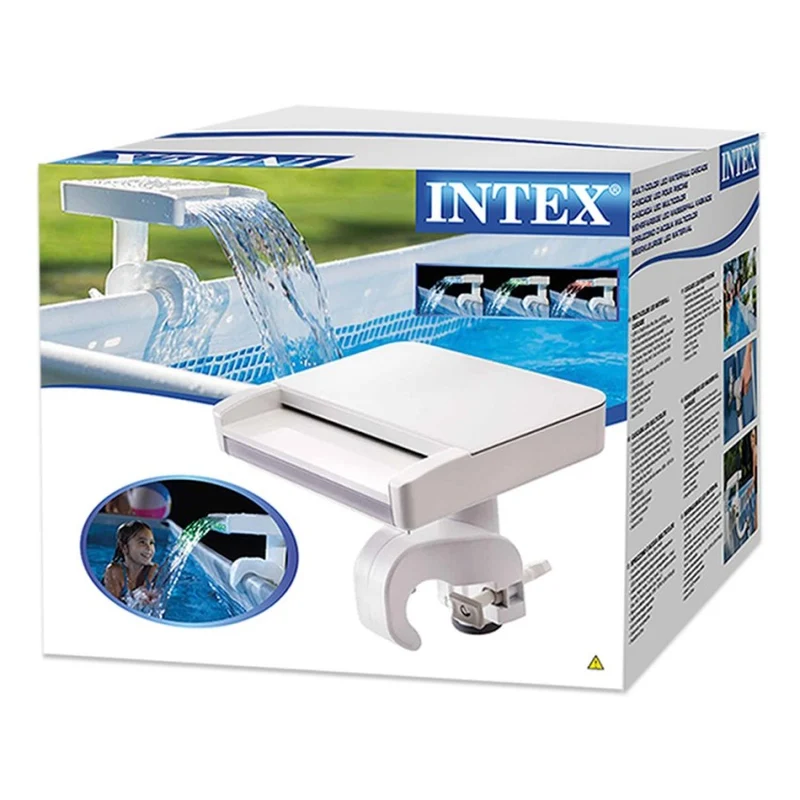 Intex Cascada de Agua con Luces LED Multicolor para Piscinas