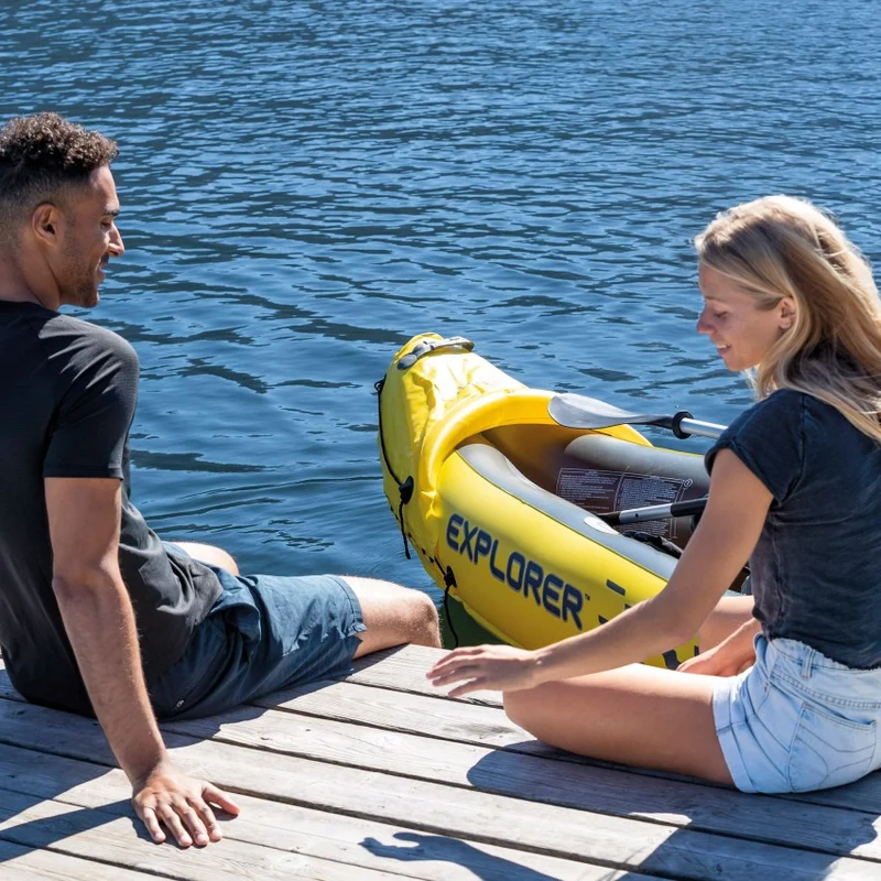 Intex Explorer K2 Inflatable Kayak 2 Person Yellow 312cm