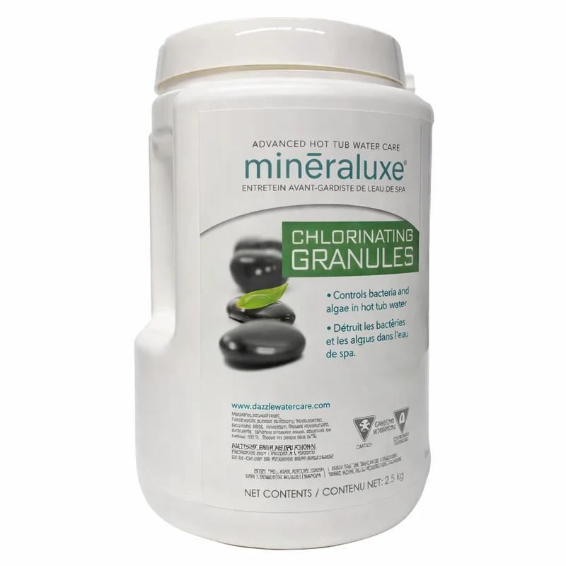 Granules de Chloration Stabilisés Mineraluxe – 2,5 kg