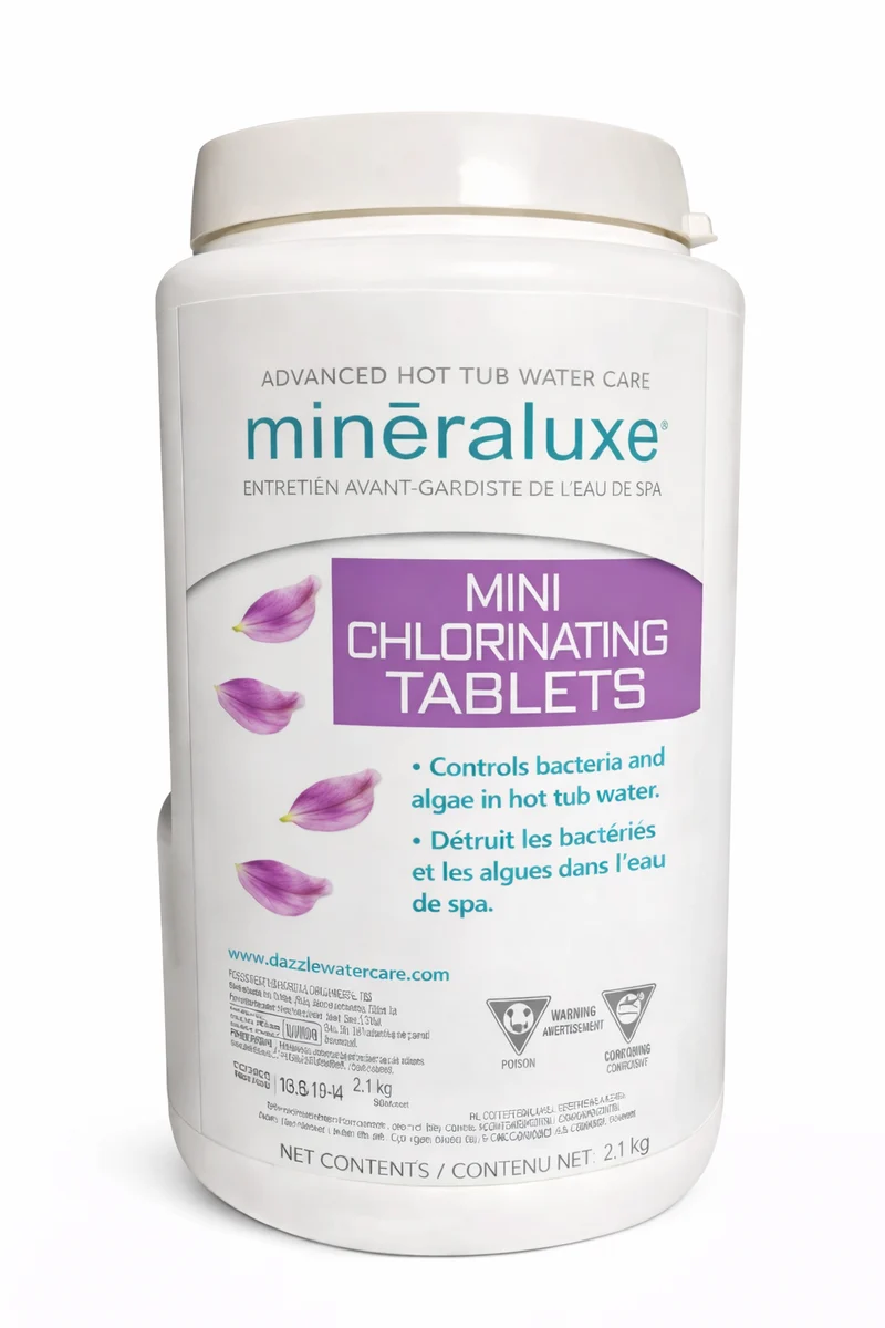 Tablettes Mini-Chlorinating Mineraluxe – 2,5 kg