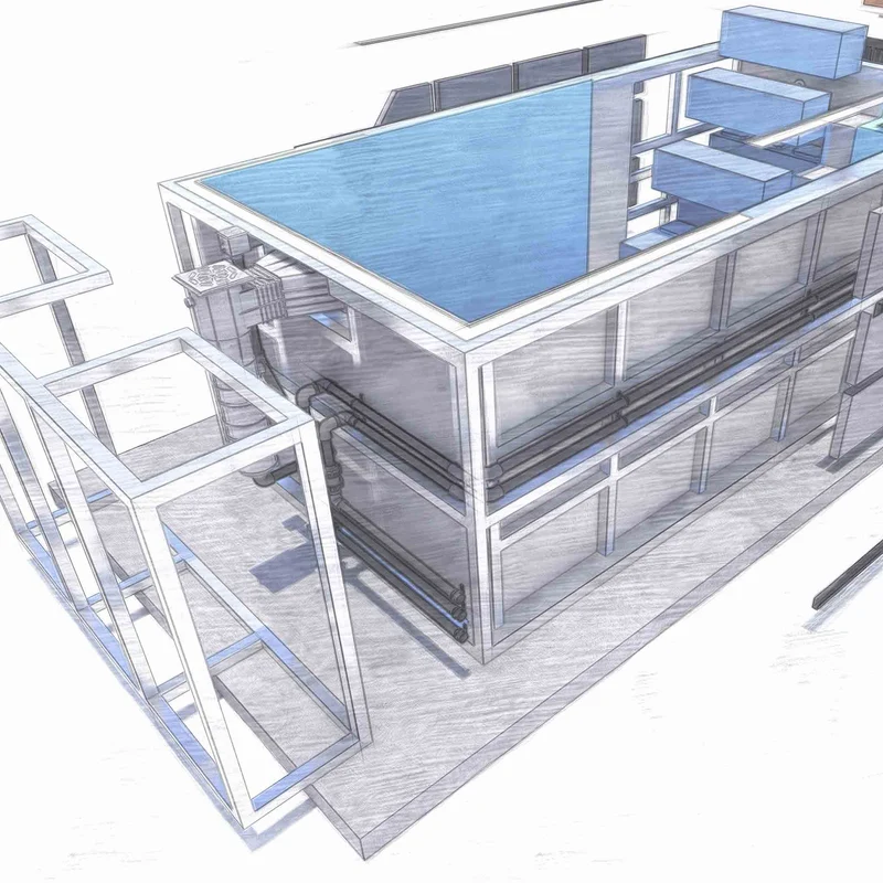 Lilypool AluWood Bois : Piscine container design en aluminium