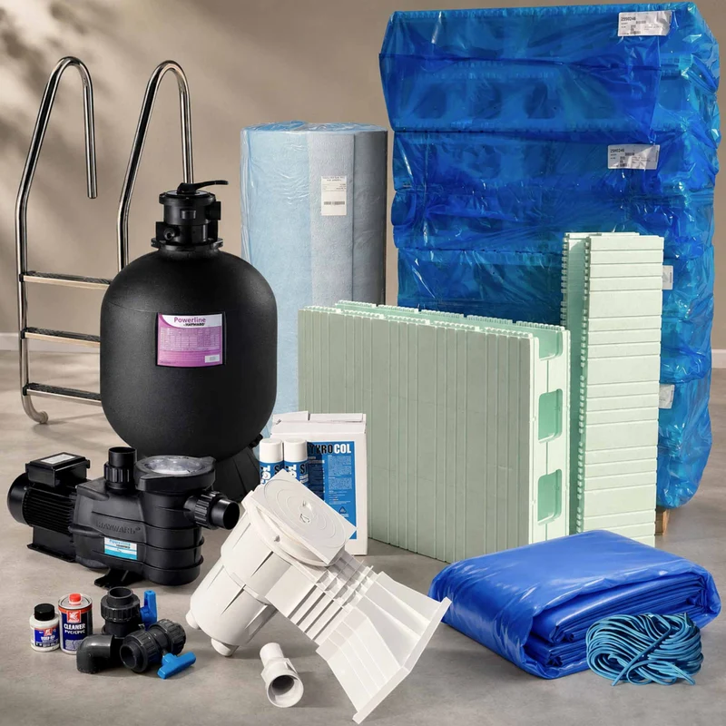 Kit piscine enterré complet rectangle – auto construction
