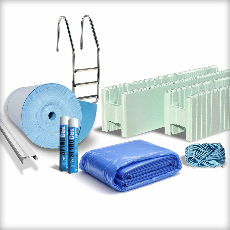 Kit piscine enterré complet rectangle – auto construction