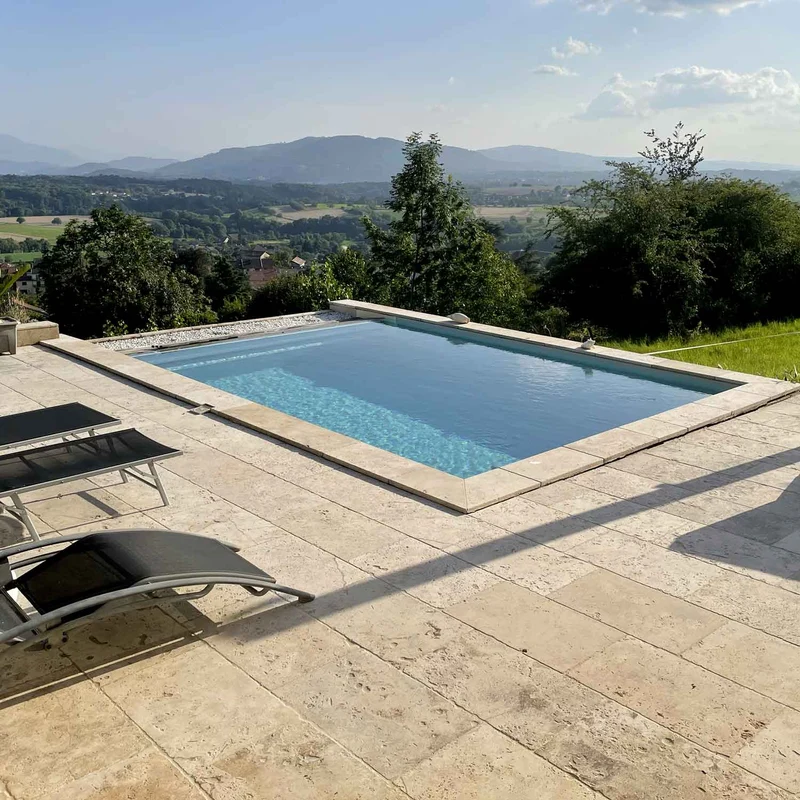 Kit piscine enterré complet faux carré – auto construction