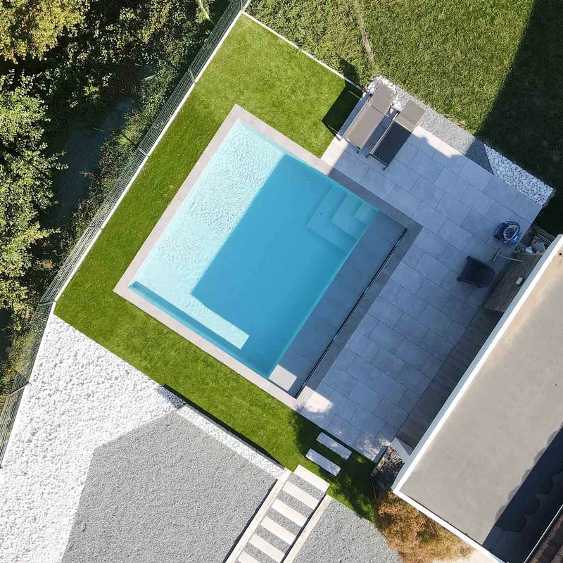 Kit piscine enterré complet carré – auto construction
