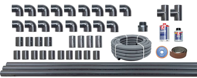 Kit piscine enterré complet carré – auto construction