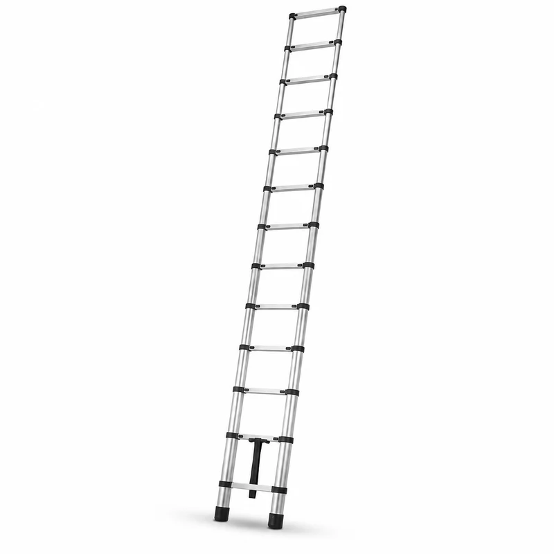 Escalera Telescópica De Aluminio Plegable 3,8 m