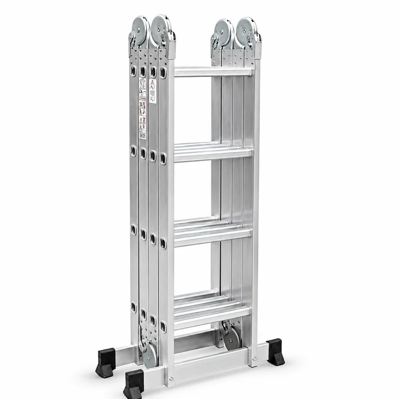 Escalera de Aluminio Multiposición 4 en 1 Plegable